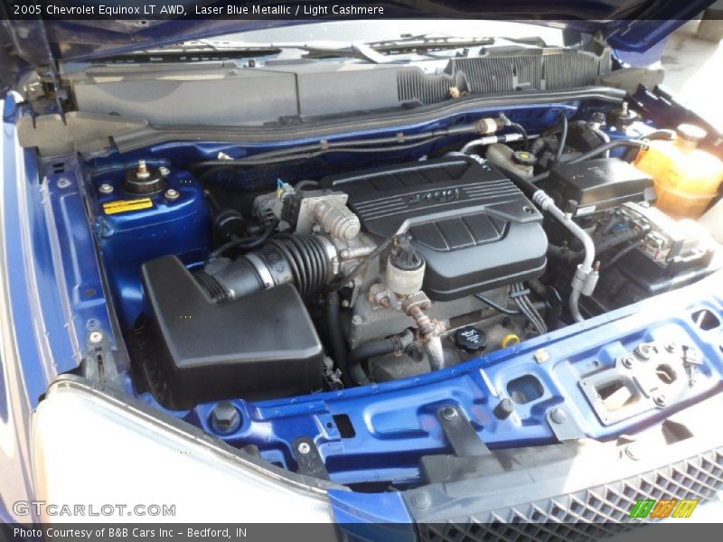Laser Blue Metallic / Light Cashmere 2005 Chevrolet Equinox LT AWD
