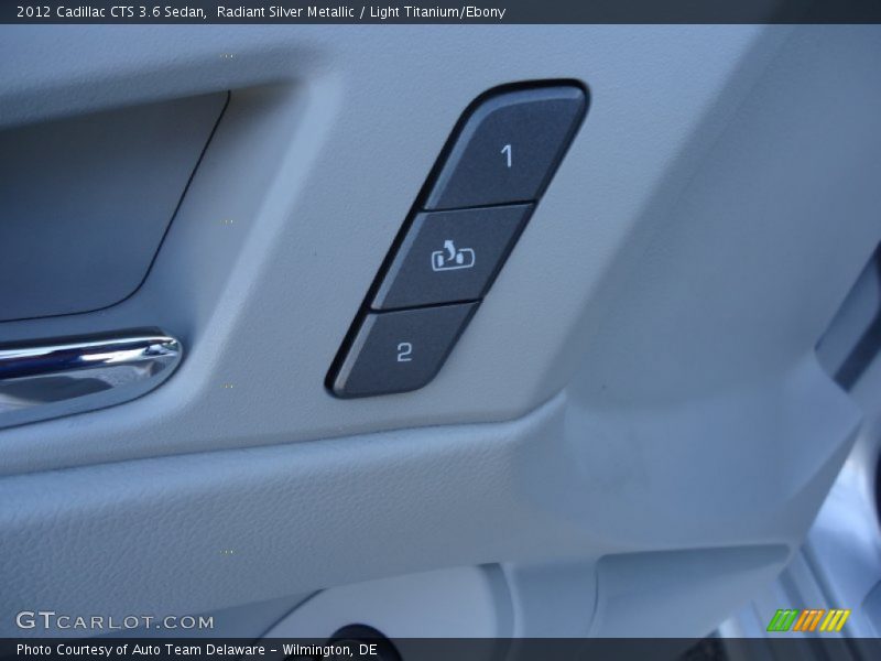 Radiant Silver Metallic / Light Titanium/Ebony 2012 Cadillac CTS 3.6 Sedan