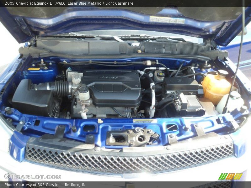 Laser Blue Metallic / Light Cashmere 2005 Chevrolet Equinox LT AWD