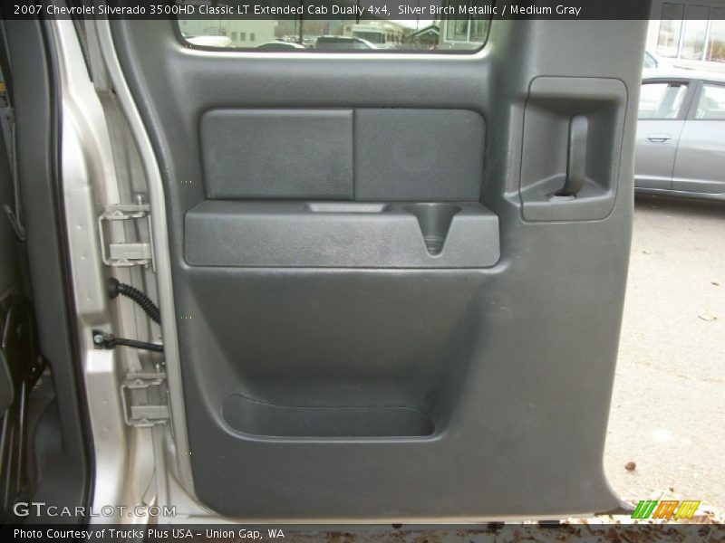 Silver Birch Metallic / Medium Gray 2007 Chevrolet Silverado 3500HD Classic LT Extended Cab Dually 4x4