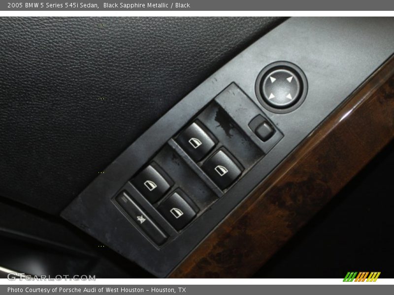Black Sapphire Metallic / Black 2005 BMW 5 Series 545i Sedan