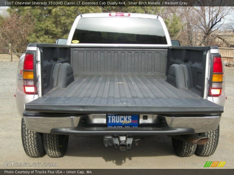 Silver Birch Metallic / Medium Gray 2007 Chevrolet Silverado 3500HD Classic LT Extended Cab Dually 4x4