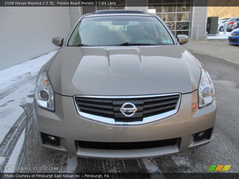 Pebble Beach Metallic / Cafe Latte 2008 Nissan Maxima 3.5 SE