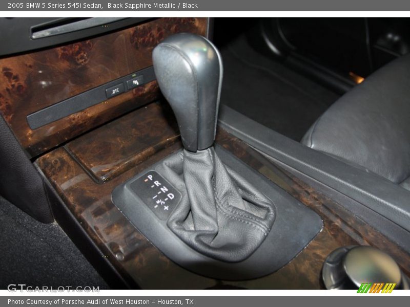 Black Sapphire Metallic / Black 2005 BMW 5 Series 545i Sedan