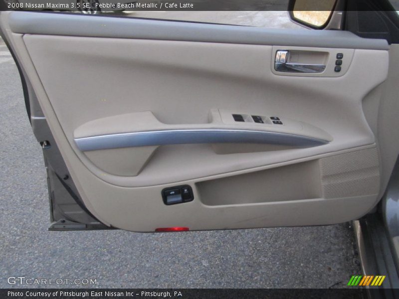 Pebble Beach Metallic / Cafe Latte 2008 Nissan Maxima 3.5 SE