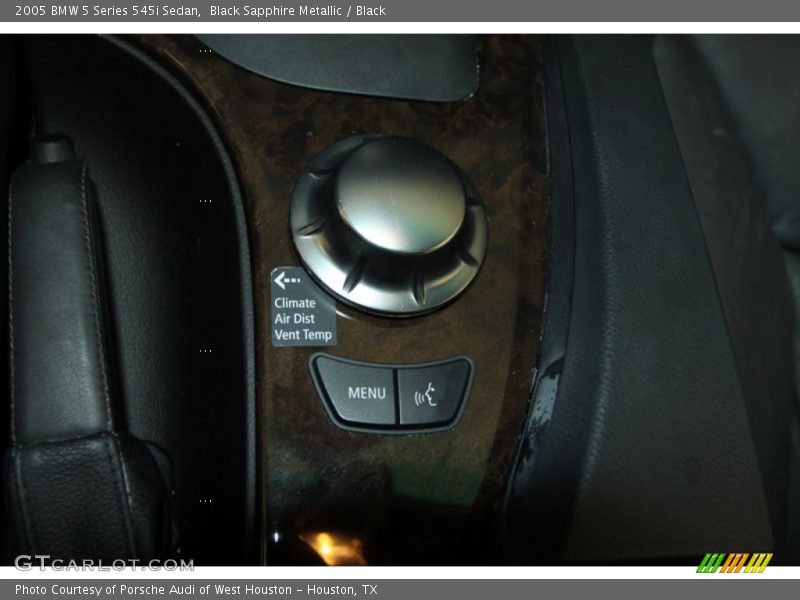 Black Sapphire Metallic / Black 2005 BMW 5 Series 545i Sedan