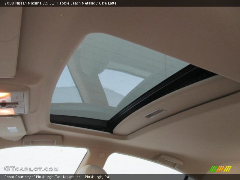 Sunroof of 2008 Maxima 3.5 SE
