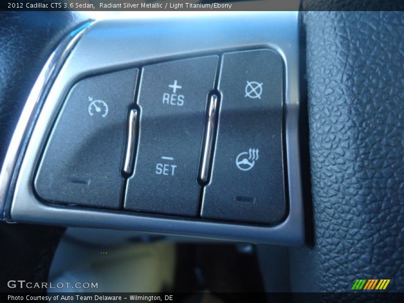 Radiant Silver Metallic / Light Titanium/Ebony 2012 Cadillac CTS 3.6 Sedan