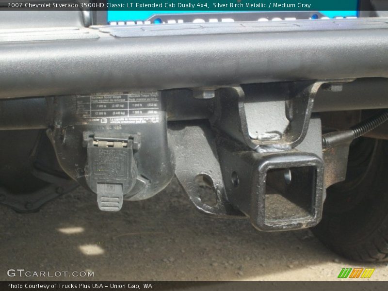 Silver Birch Metallic / Medium Gray 2007 Chevrolet Silverado 3500HD Classic LT Extended Cab Dually 4x4