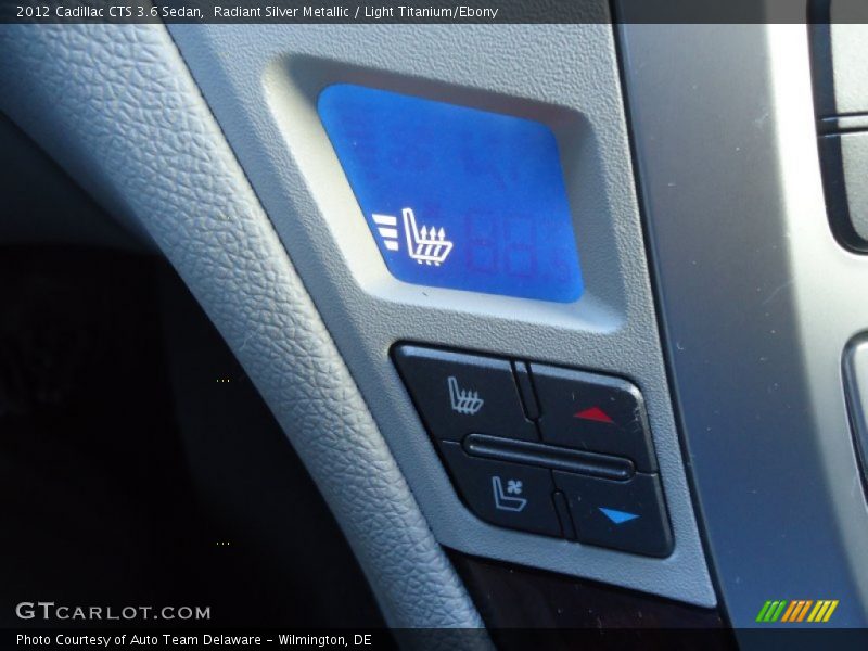 Radiant Silver Metallic / Light Titanium/Ebony 2012 Cadillac CTS 3.6 Sedan