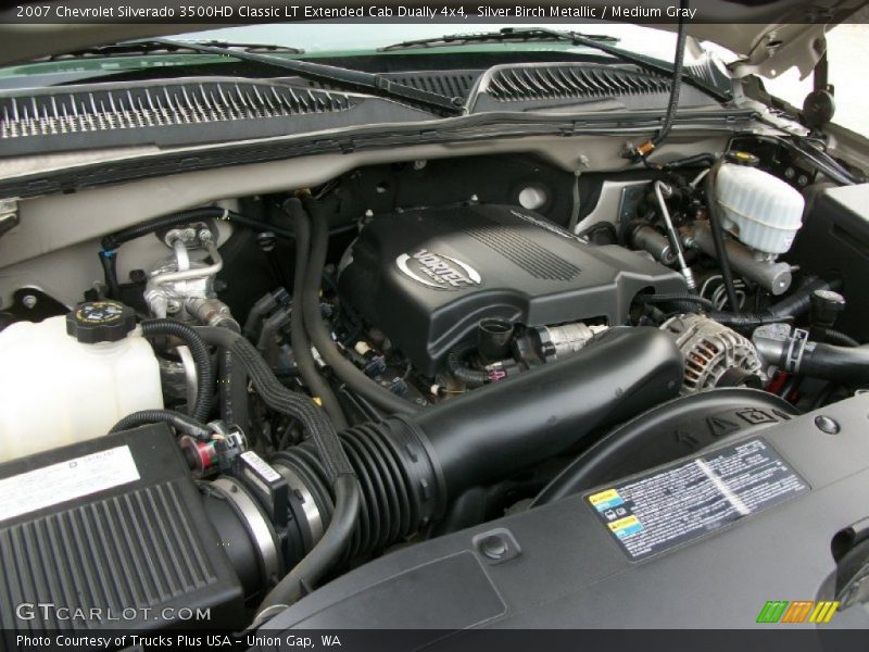  2007 Silverado 3500HD Classic LT Extended Cab Dually 4x4 Engine - 6.0 Liter OHV 16-Valve Vortec V8