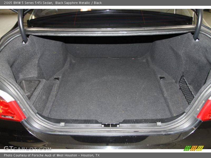  2005 5 Series 545i Sedan Trunk