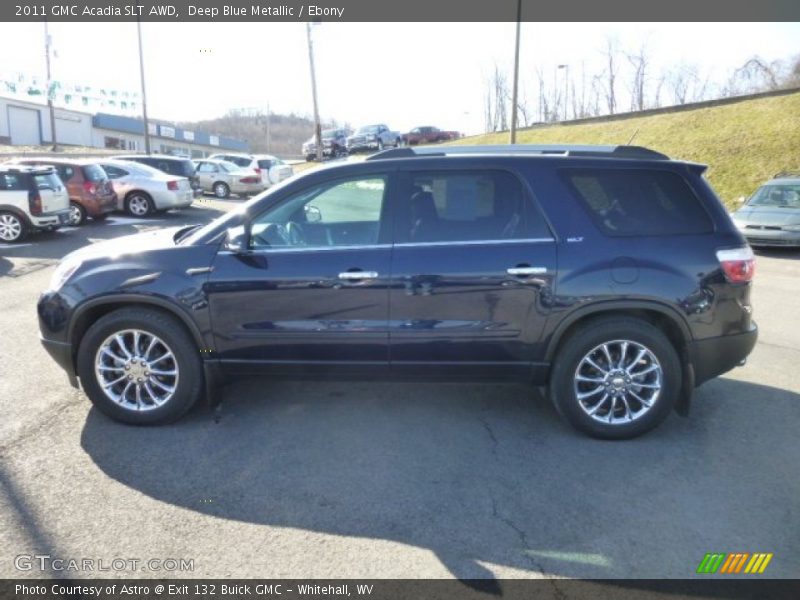 Deep Blue Metallic / Ebony 2011 GMC Acadia SLT AWD
