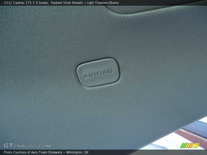 Radiant Silver Metallic / Light Titanium/Ebony 2012 Cadillac CTS 3.6 Sedan