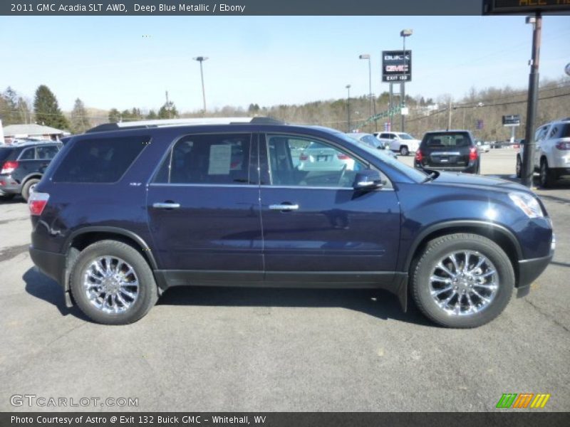 Deep Blue Metallic / Ebony 2011 GMC Acadia SLT AWD