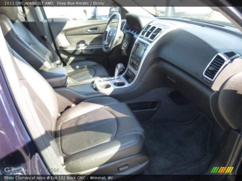 Deep Blue Metallic / Ebony 2011 GMC Acadia SLT AWD