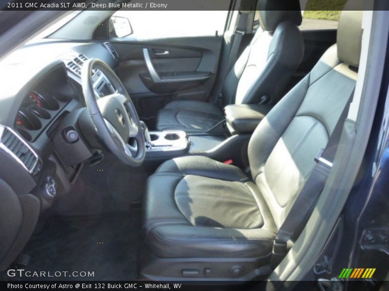 Deep Blue Metallic / Ebony 2011 GMC Acadia SLT AWD