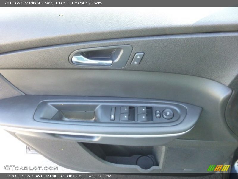 Deep Blue Metallic / Ebony 2011 GMC Acadia SLT AWD