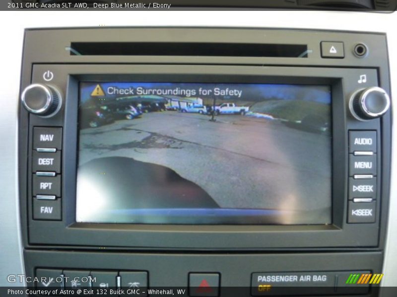 Deep Blue Metallic / Ebony 2011 GMC Acadia SLT AWD