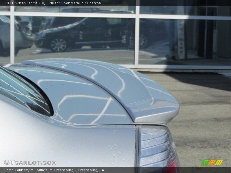 Brilliant Silver Metallic / Charcoal 2011 Nissan Sentra 2.0