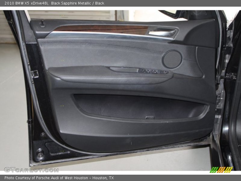 Black Sapphire Metallic / Black 2010 BMW X5 xDrive48i