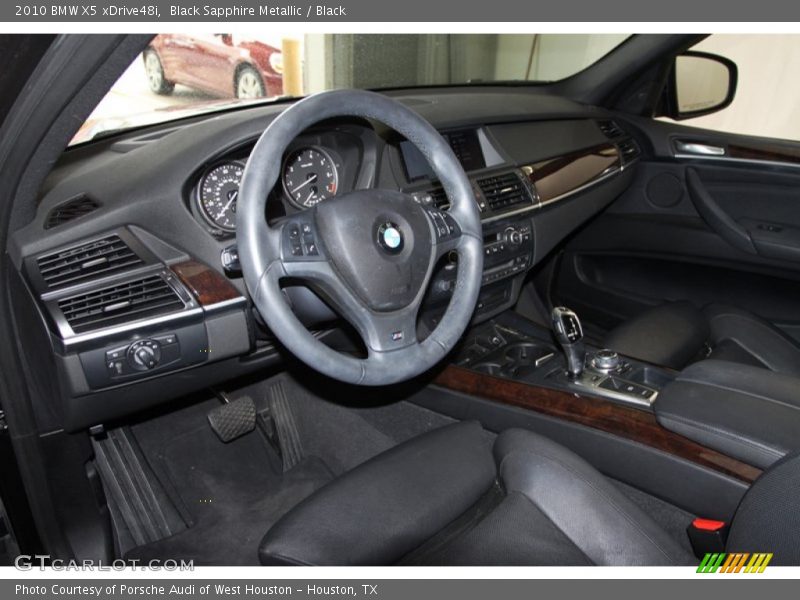 Black Interior - 2010 X5 xDrive48i 