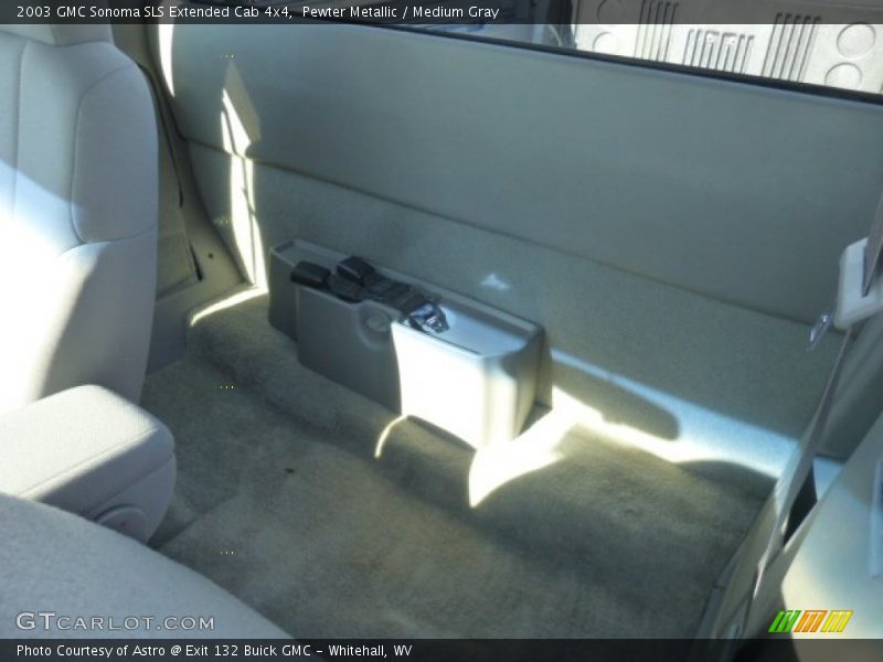 Pewter Metallic / Medium Gray 2003 GMC Sonoma SLS Extended Cab 4x4