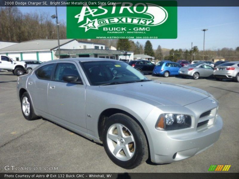 Bright Silver Metallic / Dark Slate Gray 2008 Dodge Charger SE