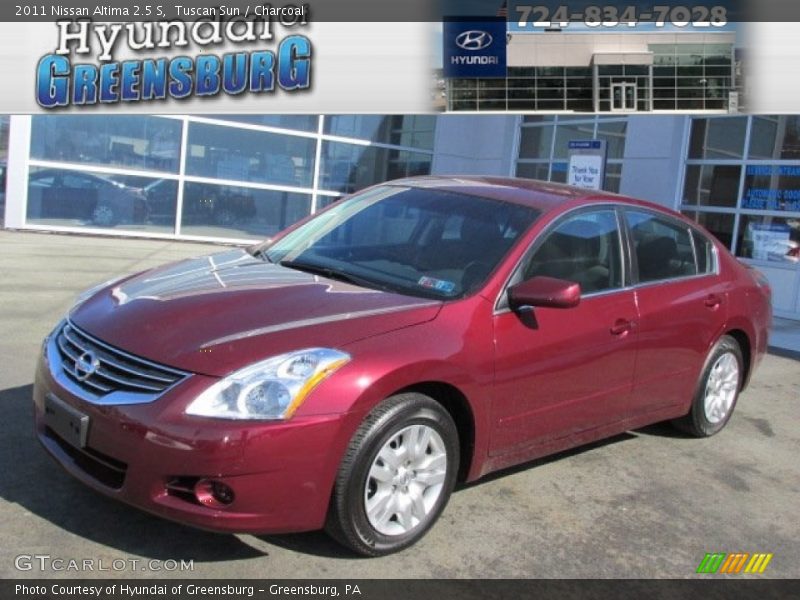 Tuscan Sun / Charcoal 2011 Nissan Altima 2.5 S