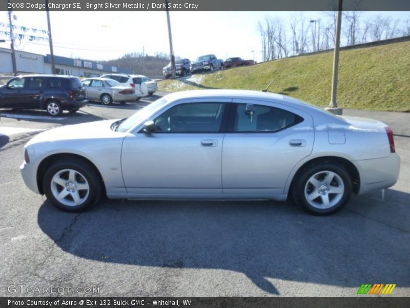 Bright Silver Metallic / Dark Slate Gray 2008 Dodge Charger SE