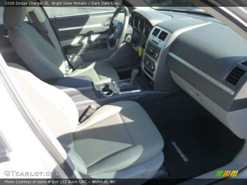 Bright Silver Metallic / Dark Slate Gray 2008 Dodge Charger SE