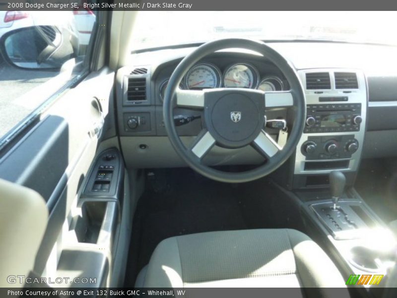 Bright Silver Metallic / Dark Slate Gray 2008 Dodge Charger SE