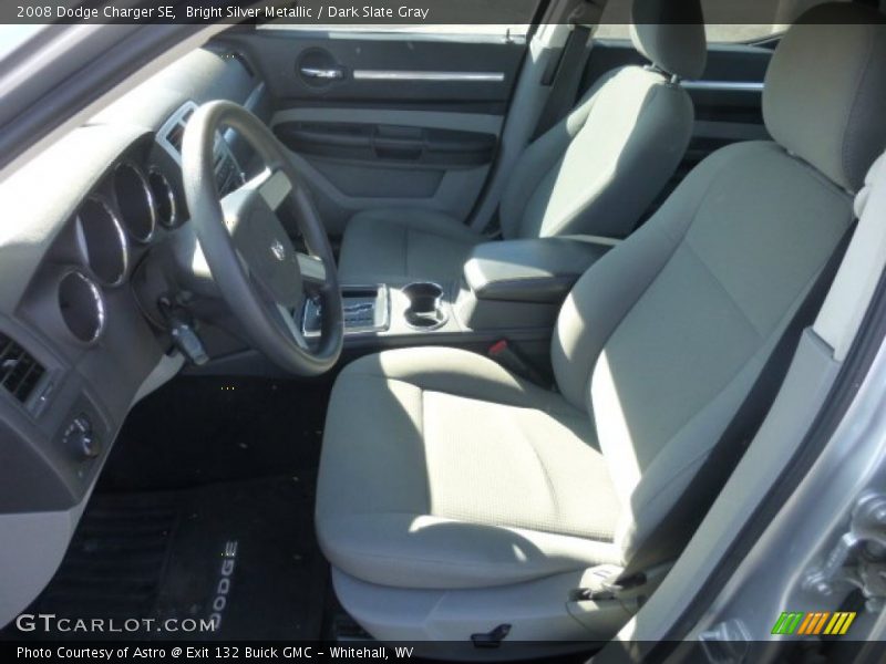 Bright Silver Metallic / Dark Slate Gray 2008 Dodge Charger SE
