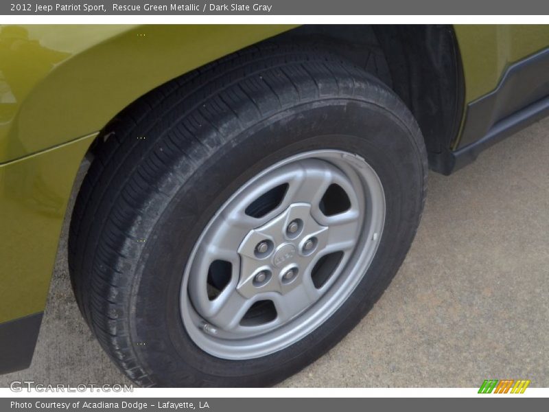Rescue Green Metallic / Dark Slate Gray 2012 Jeep Patriot Sport