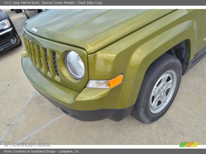 Rescue Green Metallic / Dark Slate Gray 2012 Jeep Patriot Sport