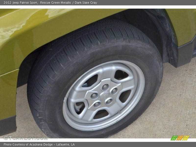 Rescue Green Metallic / Dark Slate Gray 2012 Jeep Patriot Sport