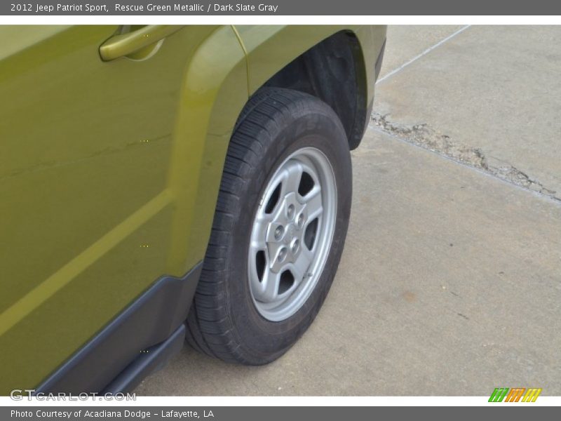 Rescue Green Metallic / Dark Slate Gray 2012 Jeep Patriot Sport