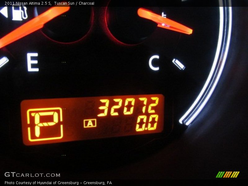 Tuscan Sun / Charcoal 2011 Nissan Altima 2.5 S