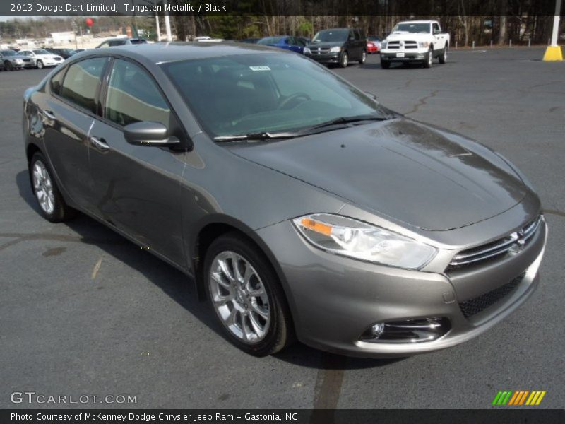 Tungsten Metallic / Black 2013 Dodge Dart Limited