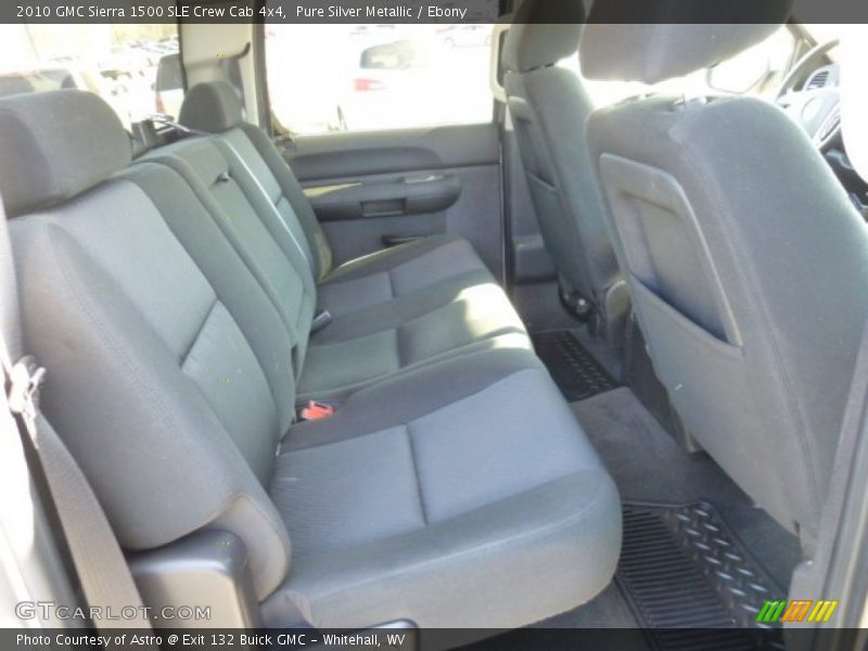 Pure Silver Metallic / Ebony 2010 GMC Sierra 1500 SLE Crew Cab 4x4
