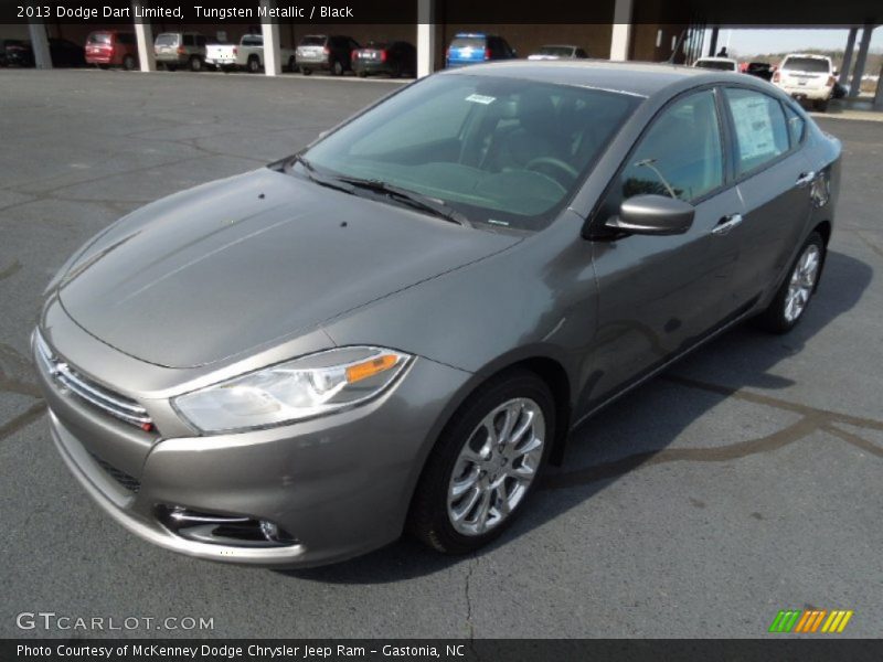 Tungsten Metallic / Black 2013 Dodge Dart Limited