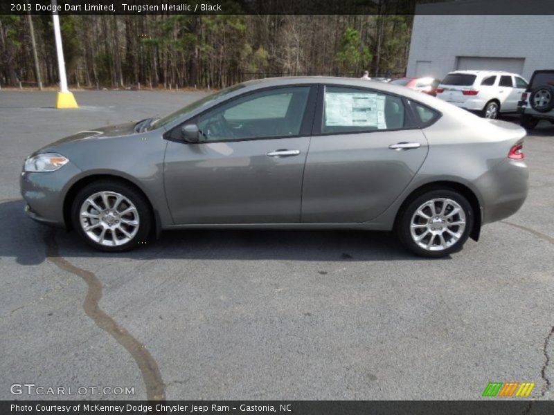 Tungsten Metallic / Black 2013 Dodge Dart Limited
