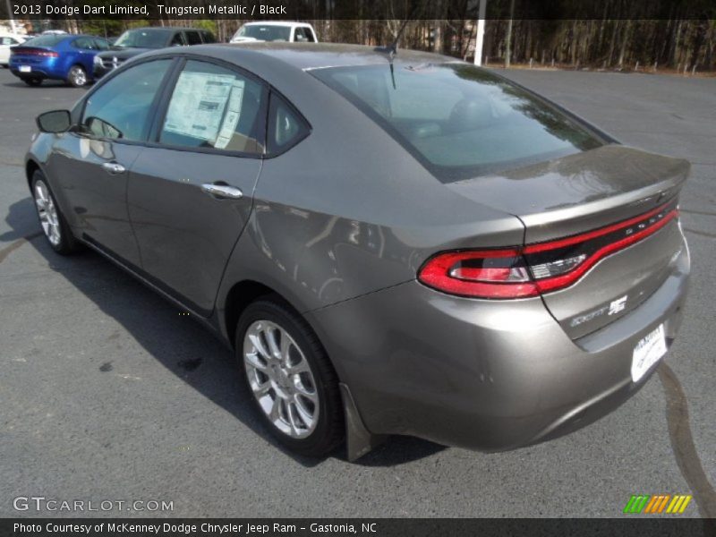 Tungsten Metallic / Black 2013 Dodge Dart Limited