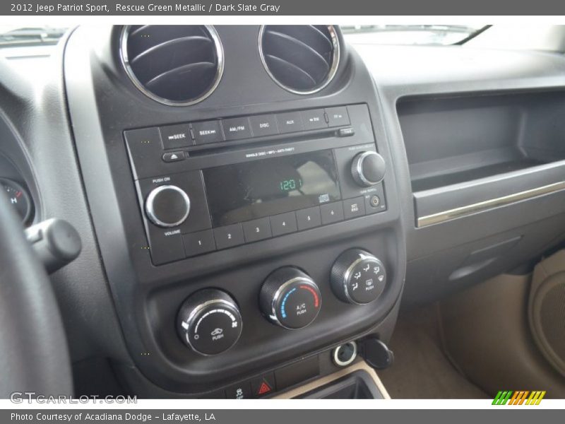 Rescue Green Metallic / Dark Slate Gray 2012 Jeep Patriot Sport