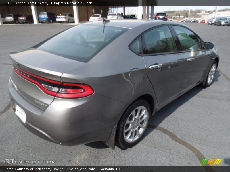 Tungsten Metallic / Black 2013 Dodge Dart Limited
