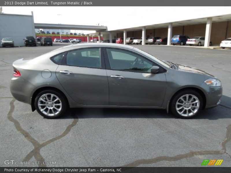 Tungsten Metallic / Black 2013 Dodge Dart Limited