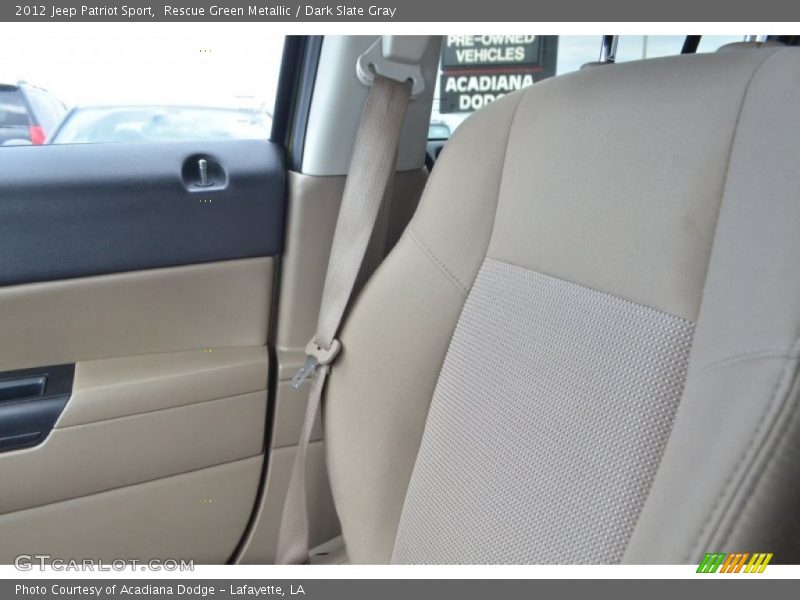 Rescue Green Metallic / Dark Slate Gray 2012 Jeep Patriot Sport