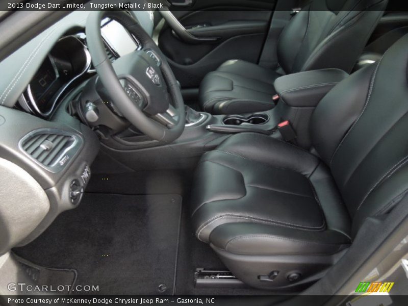 Tungsten Metallic / Black 2013 Dodge Dart Limited