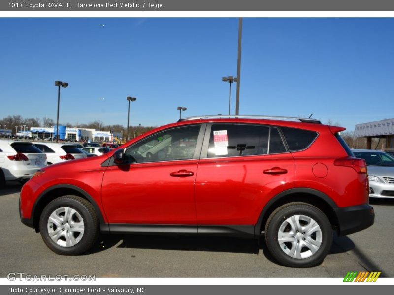  2013 RAV4 LE Barcelona Red Metallic