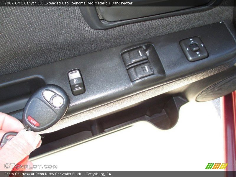 Sonoma Red Metallic / Dark Pewter 2007 GMC Canyon SLE Extended Cab